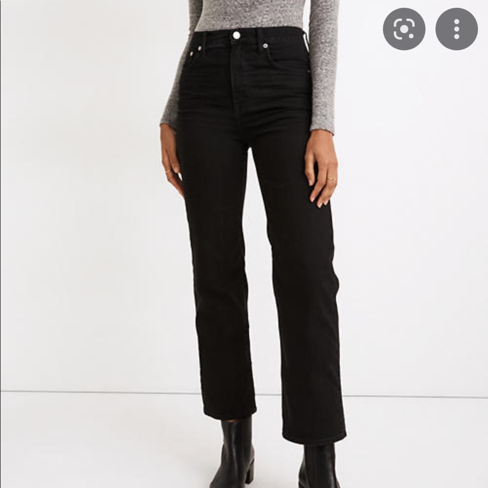 Madewell wide leg crop